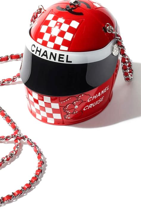 chanel racing helmet handbag|chanel helmet for sale.